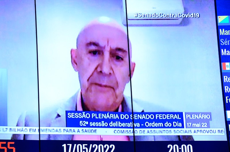 O senador Confúcio Moura (MDB-RO) lembrou também dos conflitos de grileiros e garimpeiros contra indígenas - Jefferson Rudy/Agência Senado