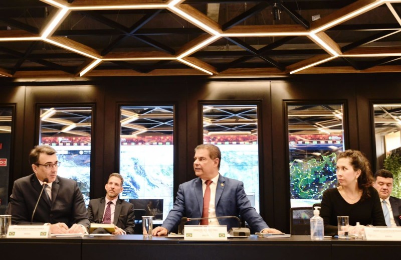 A reunião foi presidida pelo senador Nelsinho Trad (PSD-MS), presidente do colegiado - Sheyla Carvalho