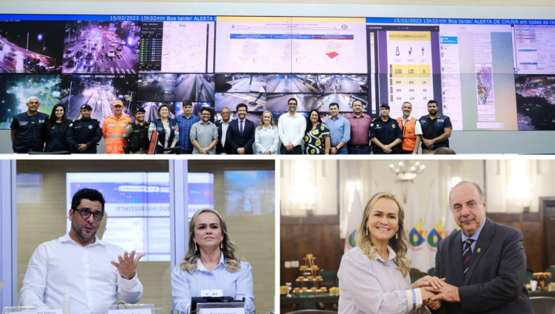 Ministra Daniela Carneiro visitou o Centro de Operações de Belo Horizonte e se reuniu com o prefeito Fuad Noman. Crédito: Roberto Castro/MTur