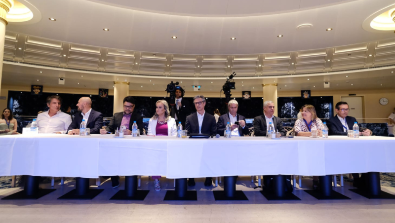 Ministra do Turismo cumpre agenda com setor de cruzeiros marítimos. Crédito: Roberto Castro/MTur