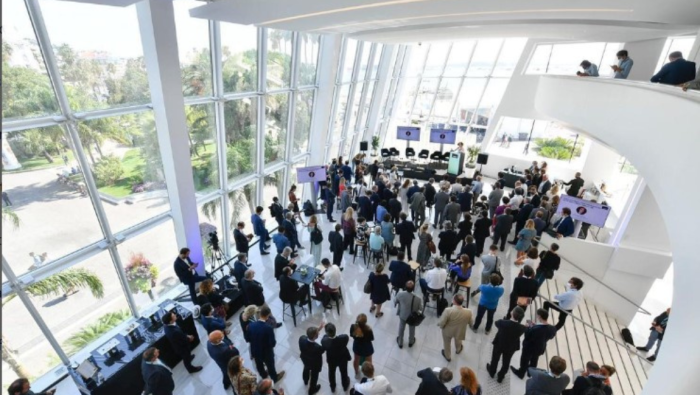 Palácio dos Festivais de Cannes. na França. Crédito: MIPIM