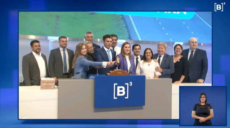 O leilão ocorreu na tarde desta quarta-feira (15) na sede da B3, em São Paulo. (foto: reprodução B3)