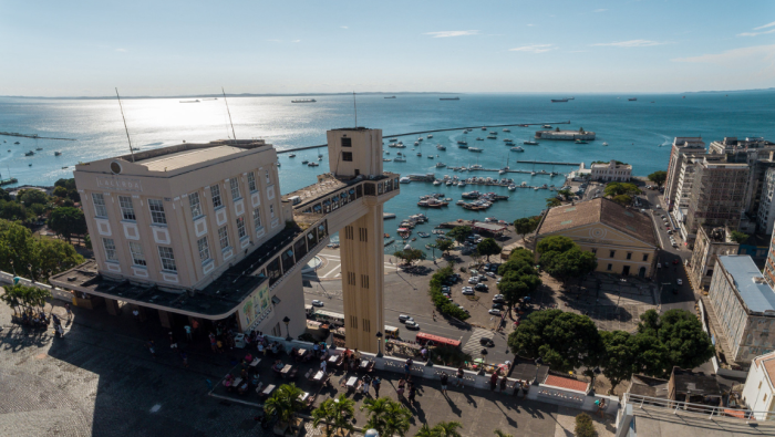 Elevador Lacerda em Salvador (BA). Crédito: Márcio Filho/MTur