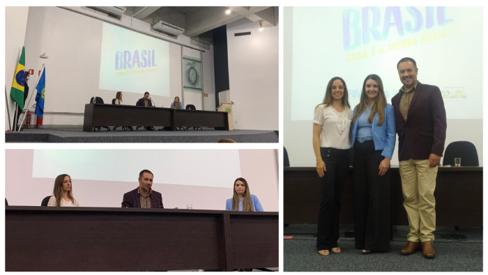 Palestra sobre o “Turismo Responsável e o futuro do Brasil. Crédito: Divulgação