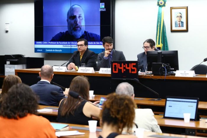 Audiência pública da Comissão de Educação sobre violência nas escolas - (Foto: Cleia Viana / Câmara dos Deputados)