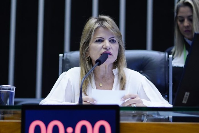 Flávia Morais recomendou a aprovação da proposta - (Foto: Pablo Valadares / Câmara dos Deputados)