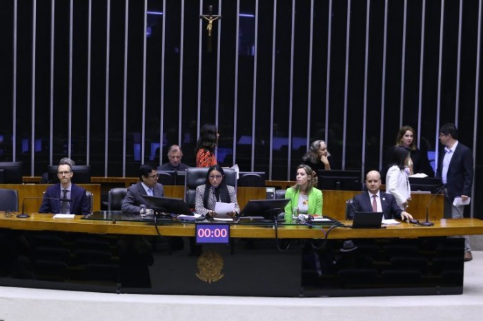 O debate foi solicitado pela deputada Silvia Waiãpi (PL-AP), que presidiu a sessão - (Foto: Vinicius Loures/Câmara dos Deputados)