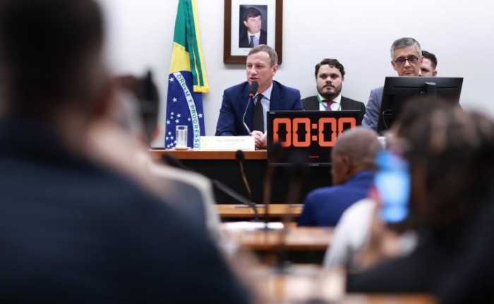 O deputado Sanderson defende que a segurança socioeducativa seja classificada como polícia penal - (Foto: Myke Sena / Câmara dos Deputados)