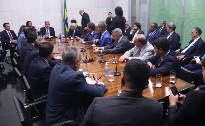 Arthur Lira em reunião com prefeitos - (Foto: Marina Ramos/Câmara dos Deputados)