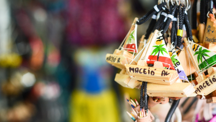 Feira do artesanato em Maceió (AL). Crédito: Marco Ankosqui/MTur