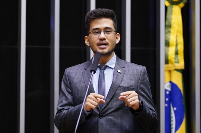 Kim Kataguiri, autor da proposta - (Foto: Pablo Valadares/ Câmara dos Deputados)