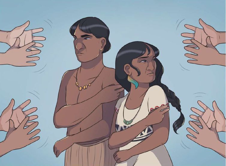 © HQ Língua Indígena de Sinais