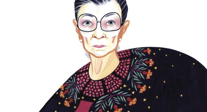 Ruth Bader Ginsburg- Ilustração Crédito: Timbuktu Labs - (Foto: Programa Inova 360)
