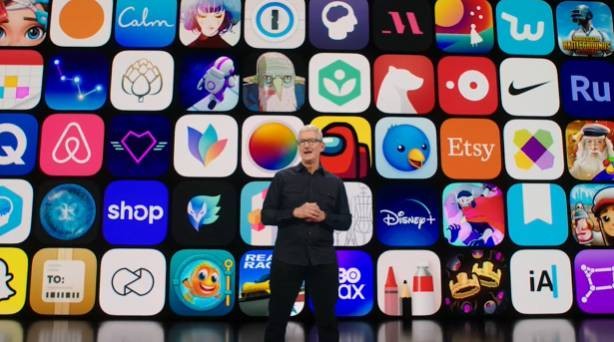 Tim Cook abriu o WWDC2021, evento para programadores - (Foto: Reprodução/Apple)